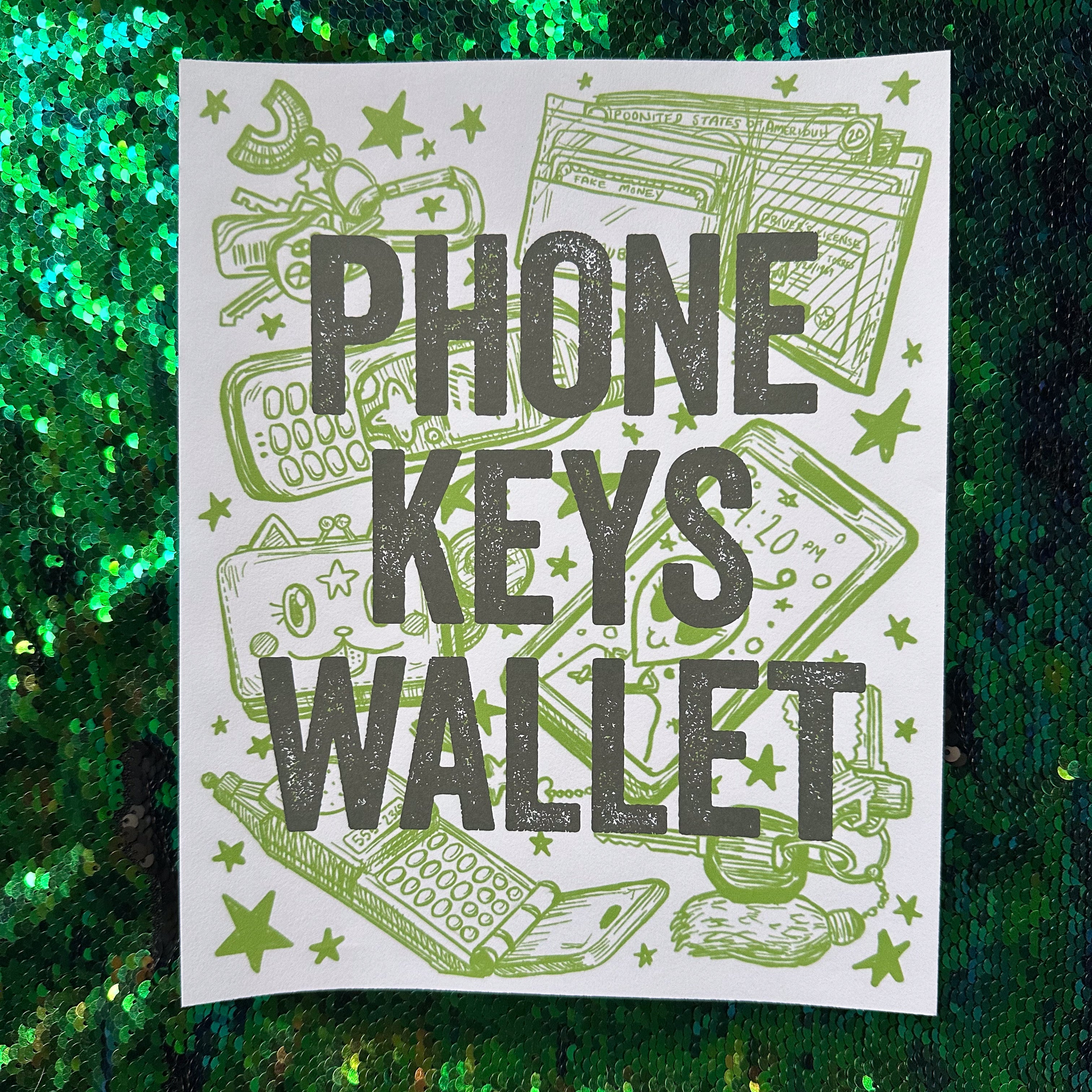 Phone Keys Wallet (PKW) Print