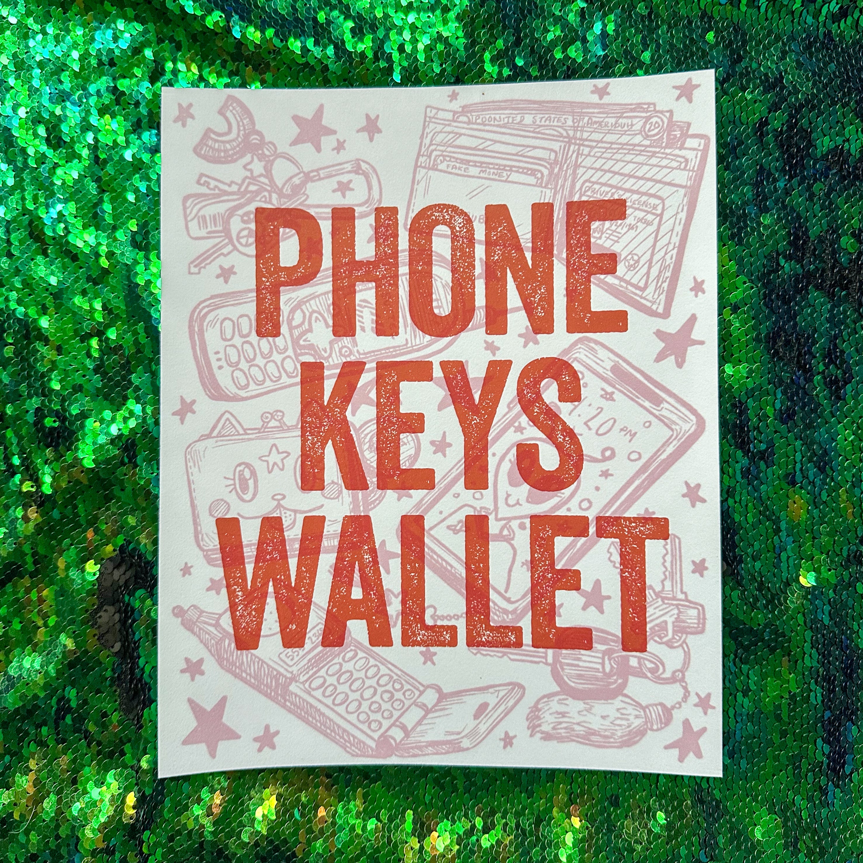 Phone Keys Wallet (PKW) Print
