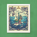Adventure On The High Seas Print