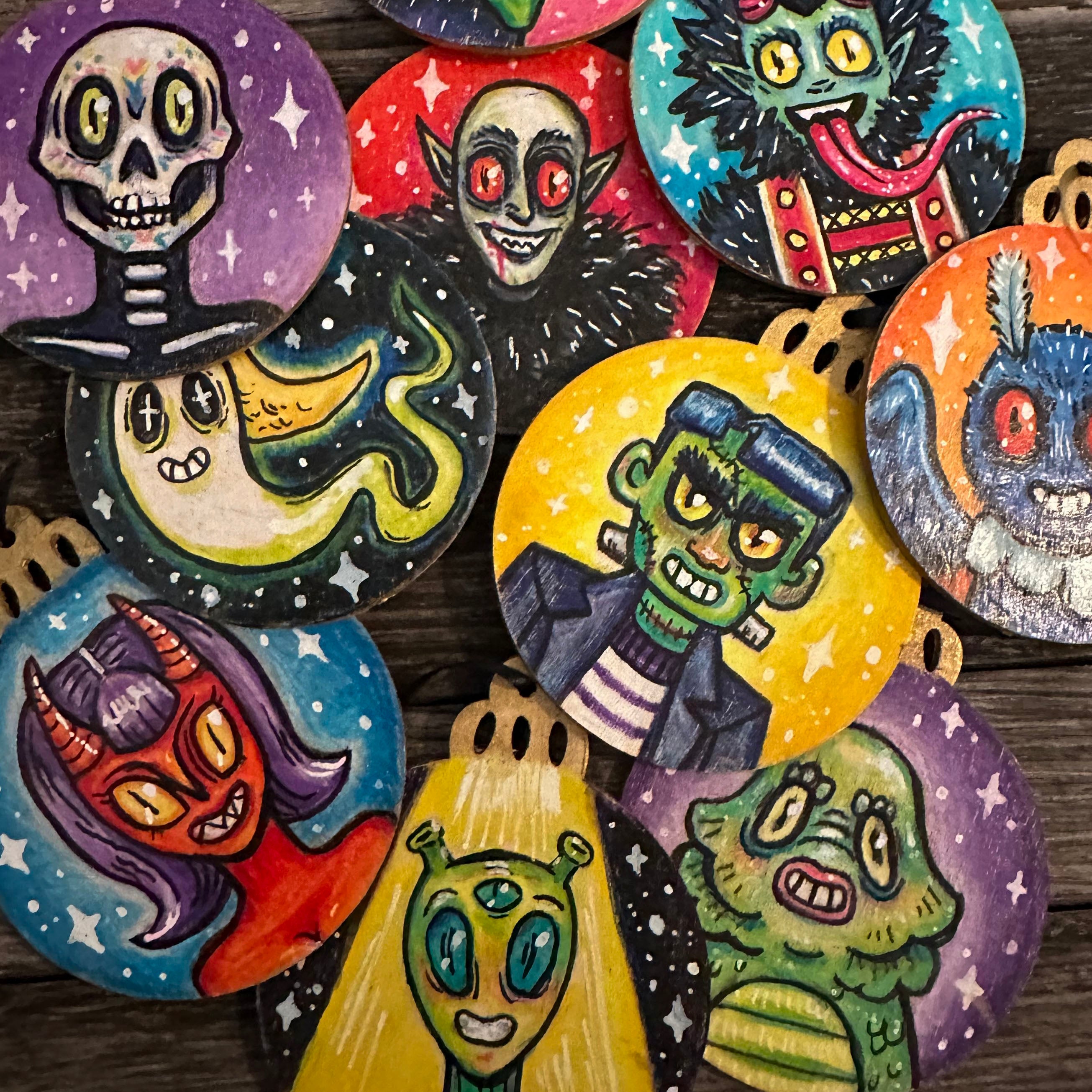 Monster Ornaments