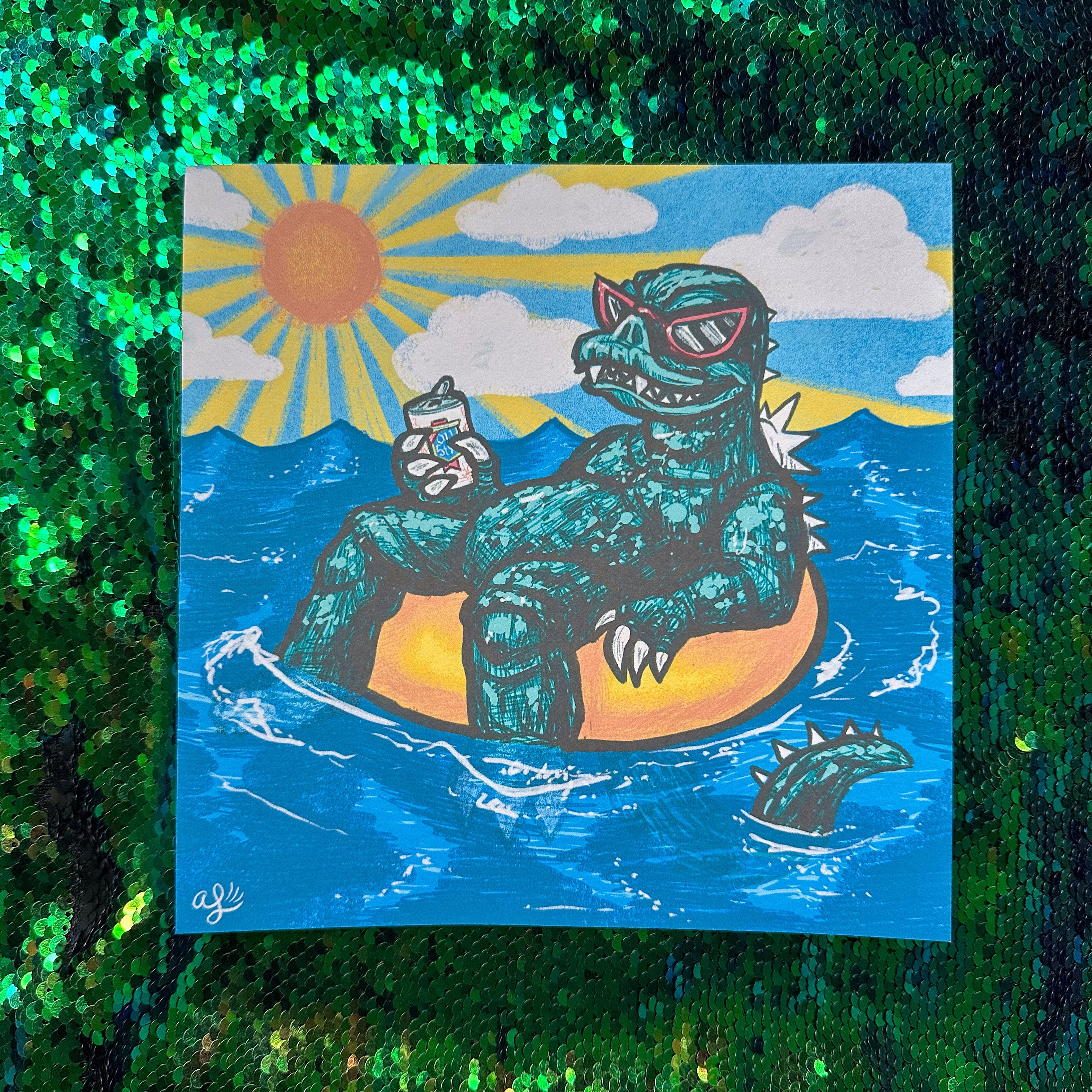 Chillzilla Print