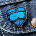 Daddy Heartbutt Acrylic Pin