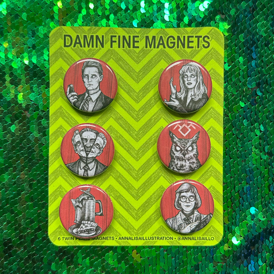 Damn Fine Magnet Set