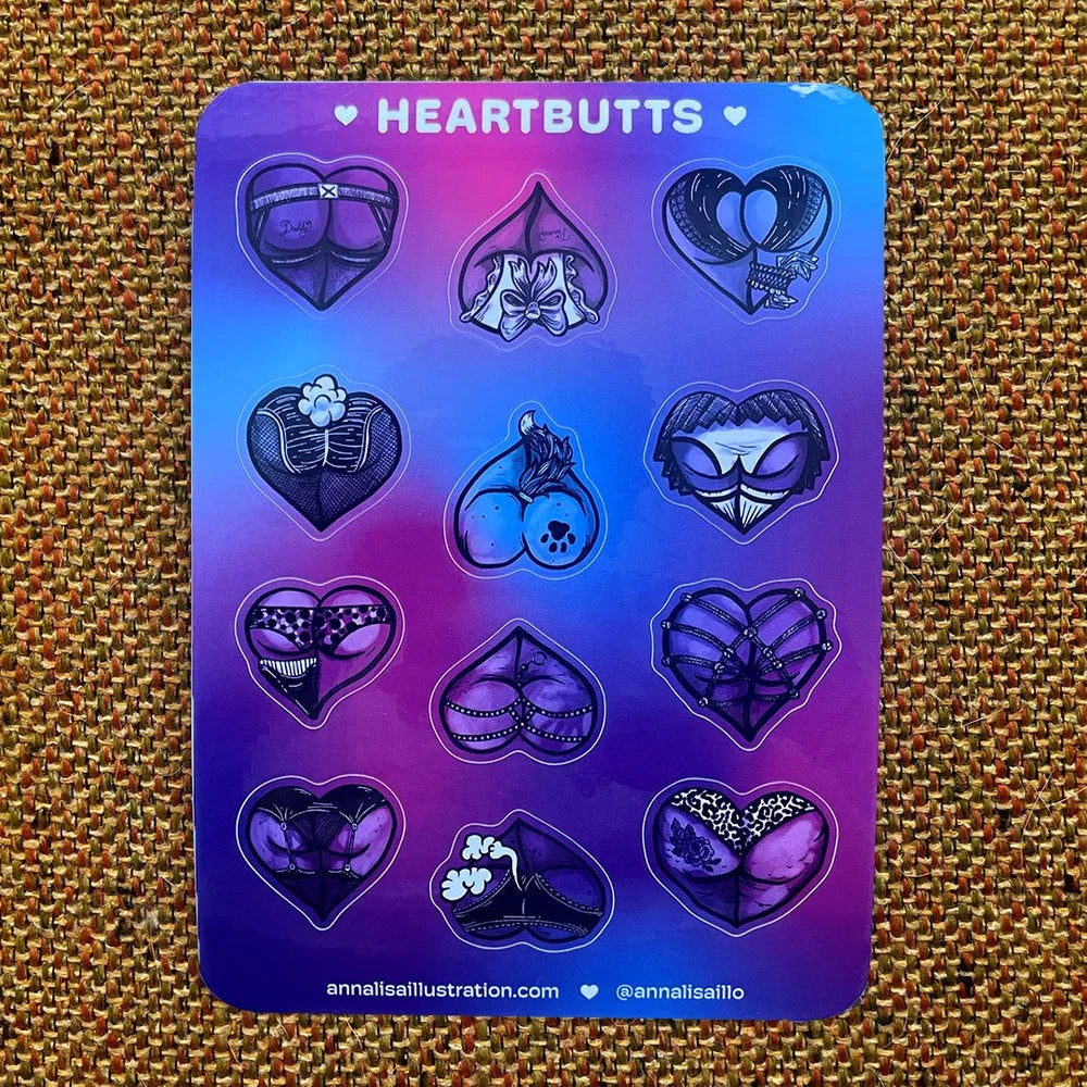 Heartbutt Sticker Sheet