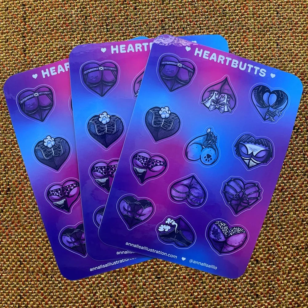 Heartbutt Sticker Sheet
